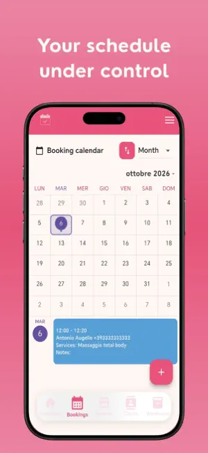 TheBeautyCalendar: Agenda screenshot 2