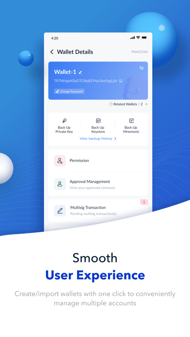 Tronlink: TRX & BTT Wallet Screenshot