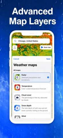 NOAA Weather Radar & Live Map iPhone screenshot