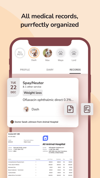 Vetted Pet Health Screenshot