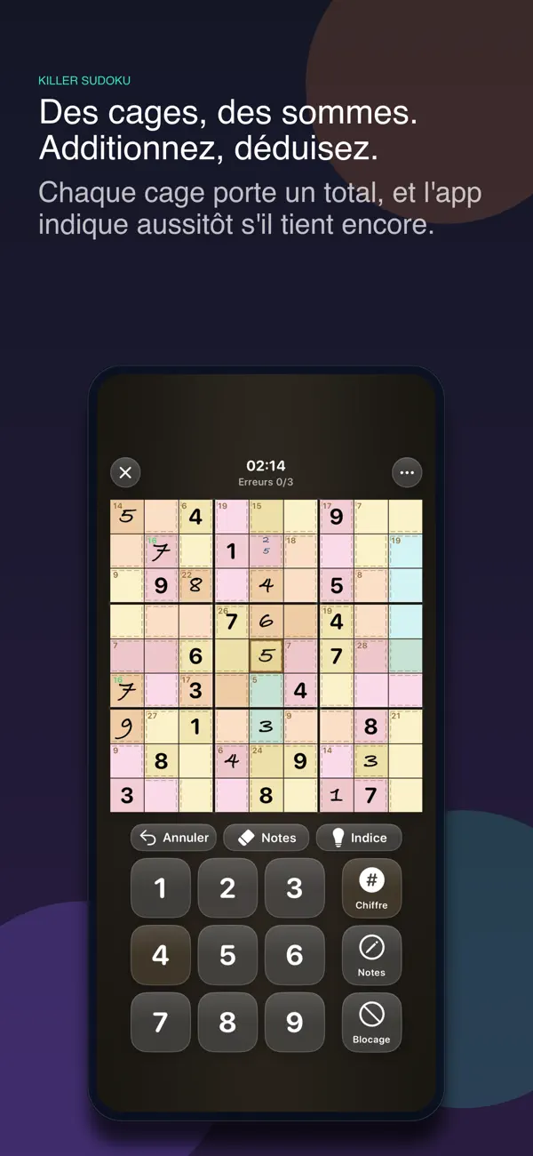 Screenshot #2 pour Sudoku Pro: Énigmes & Défis