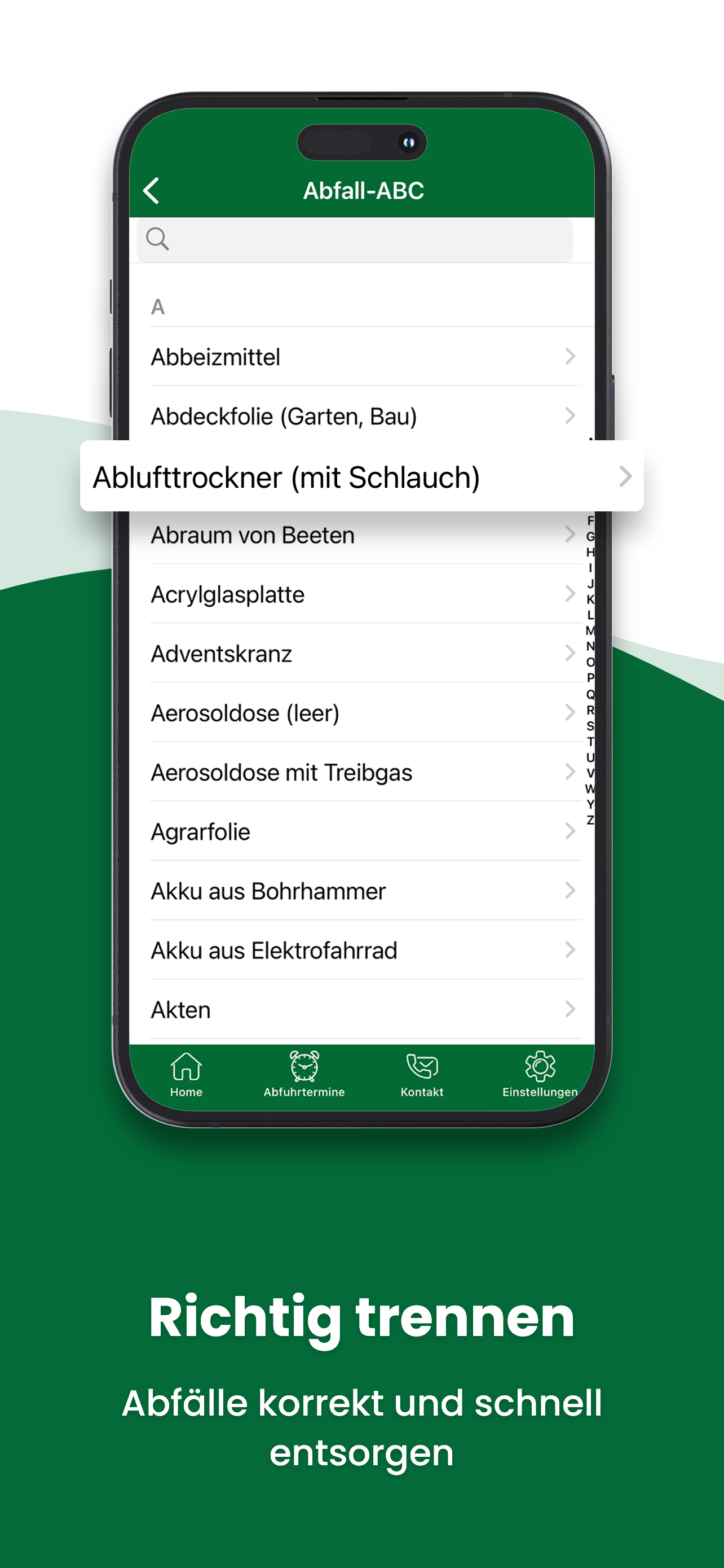 Abfall-App Landkreis Lörrach