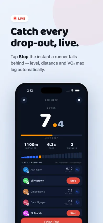 Bleep Test: Fitness Test screenshot 2