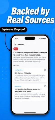TrueCheck AI: Verify fact Screenshot 3 of 4