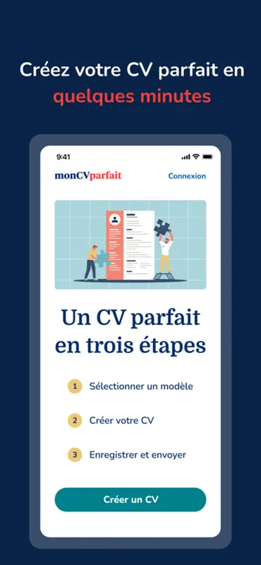 Mon CV Parfait : CV designer screenshot 1 of 8
