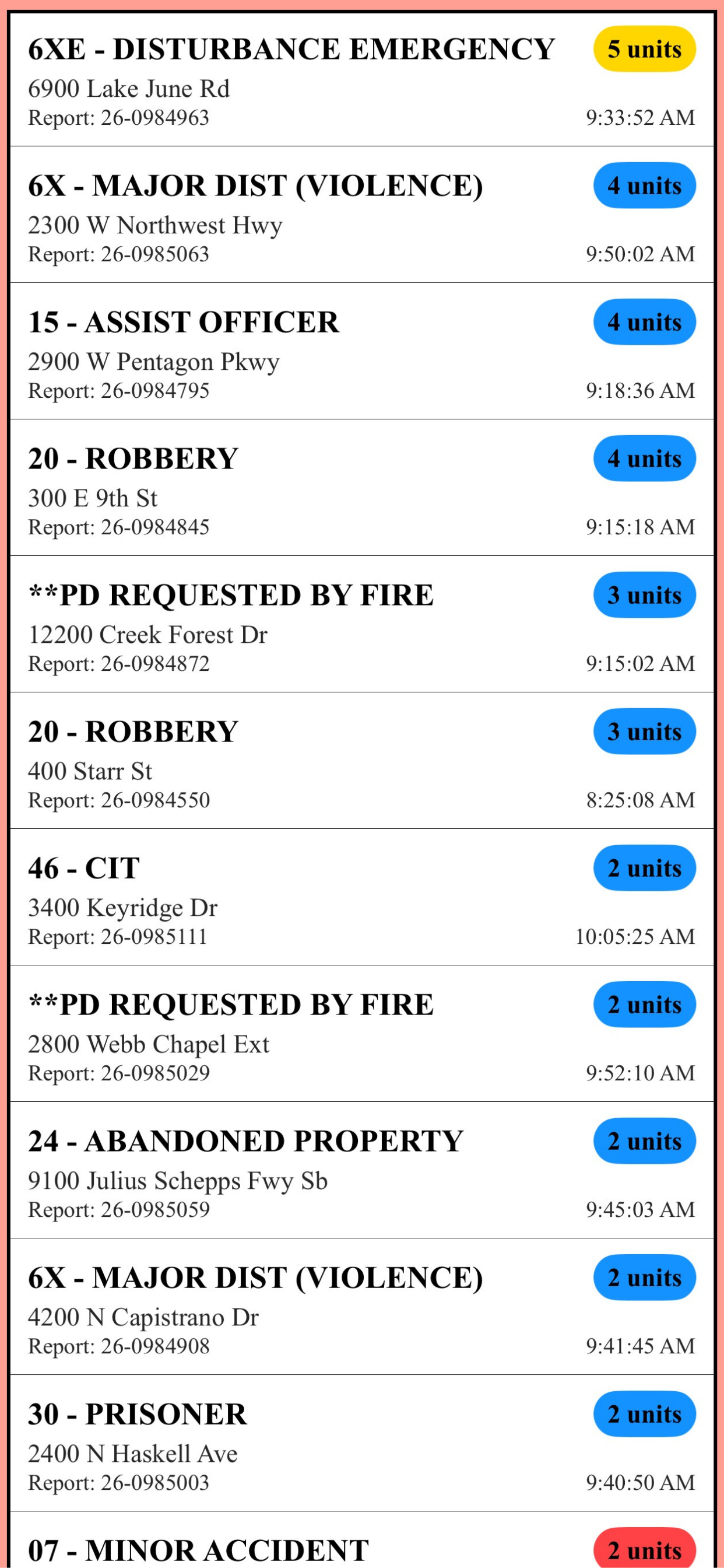 Talk Dallas Crime screenshot 3