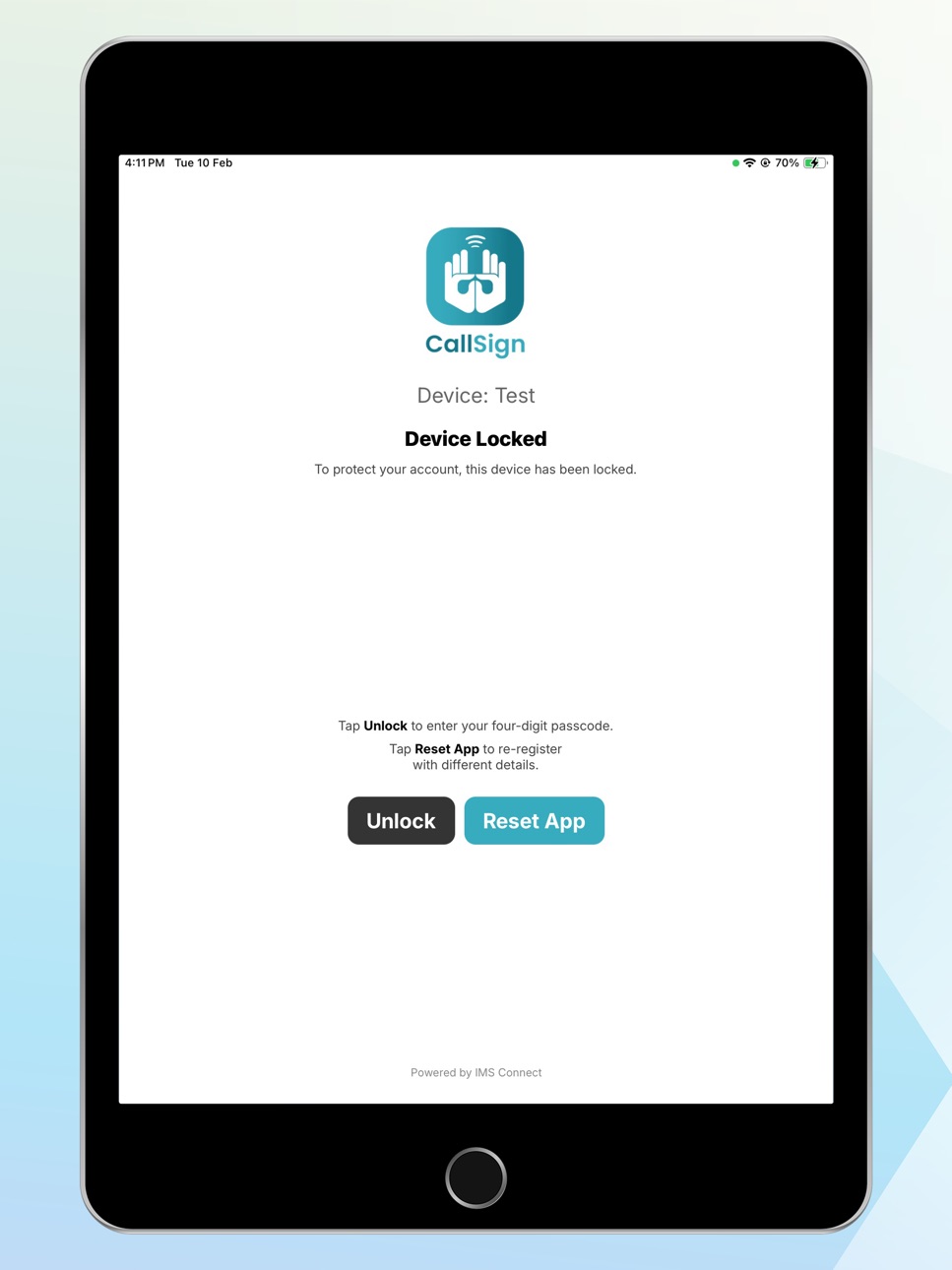 iPad screenshot