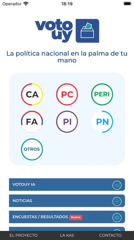 #1. VOTOUY (iOS) 由: DESARROLLO DEL SUR