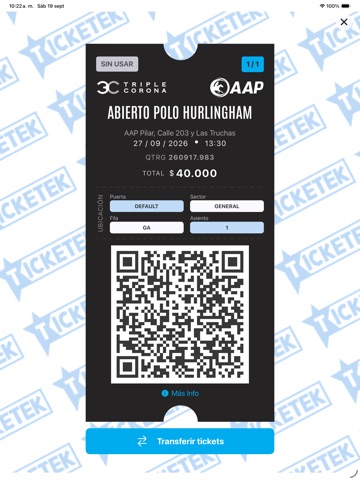 Mi Ticketek iPad screenshot 3