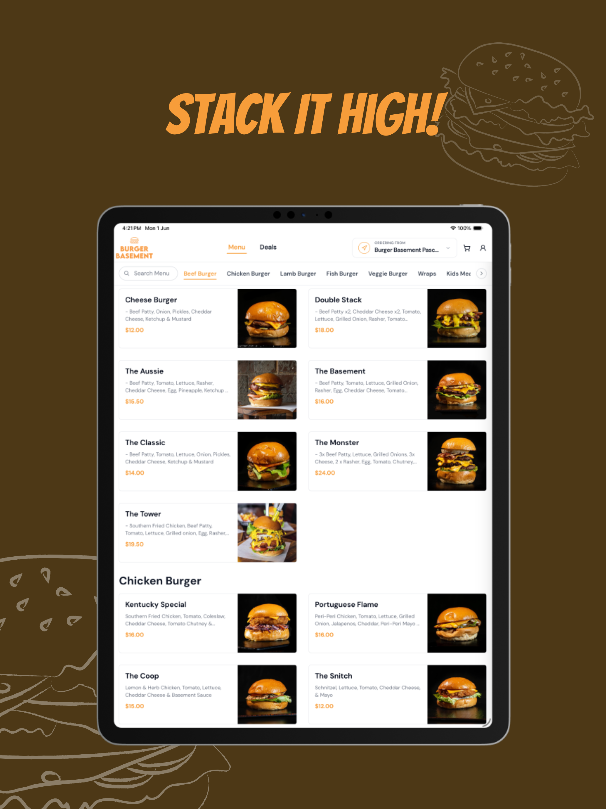 Burger Basement AU screenshot 6