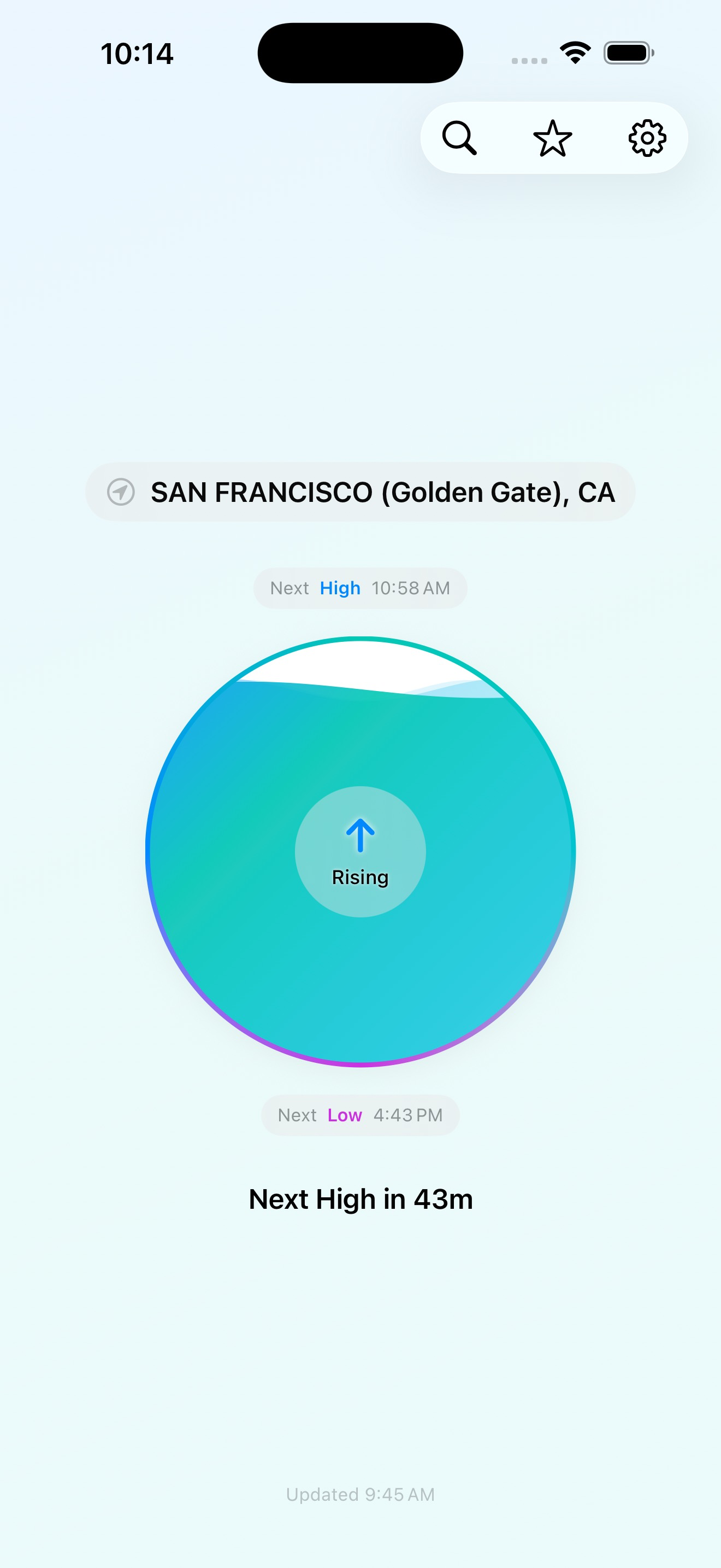 Just Tides - Tide clock screenshot 5