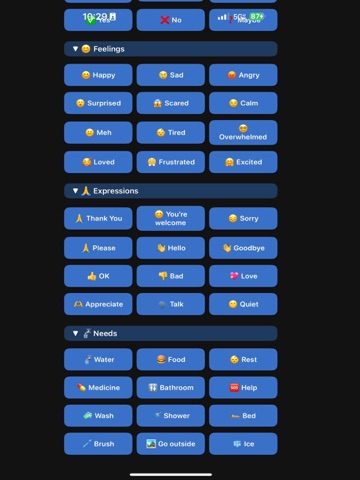 HelpMeTalk iPad screenshot