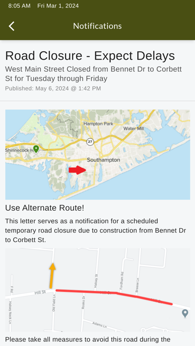 Duvall Connect app screenshot 2