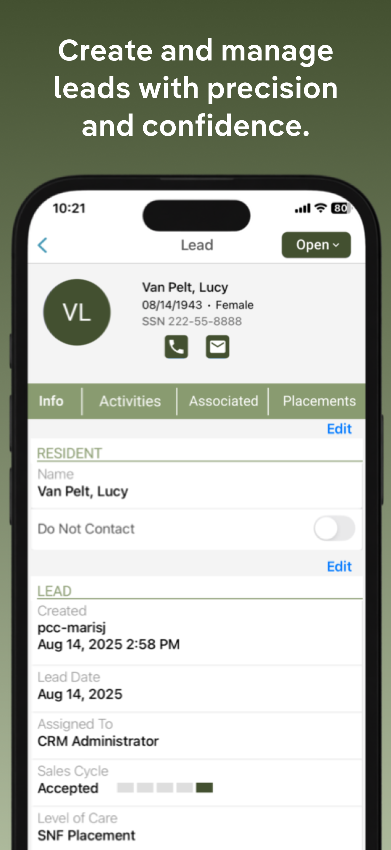 PointClickCare CRM screenshot 4