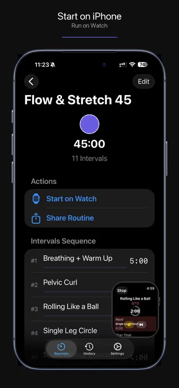 Pilates Timer screenshot 2 of 5