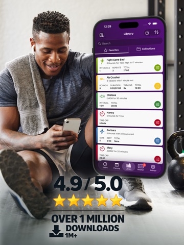 GymNext Flex Timer iPad screenshot
