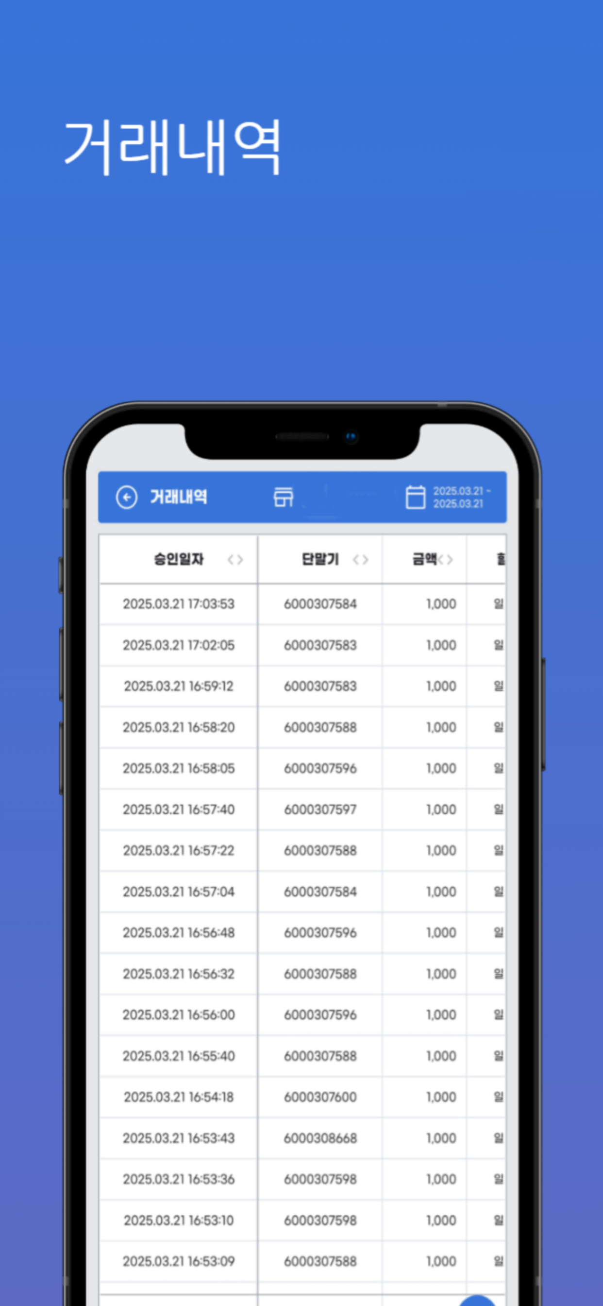 매출조회(K)