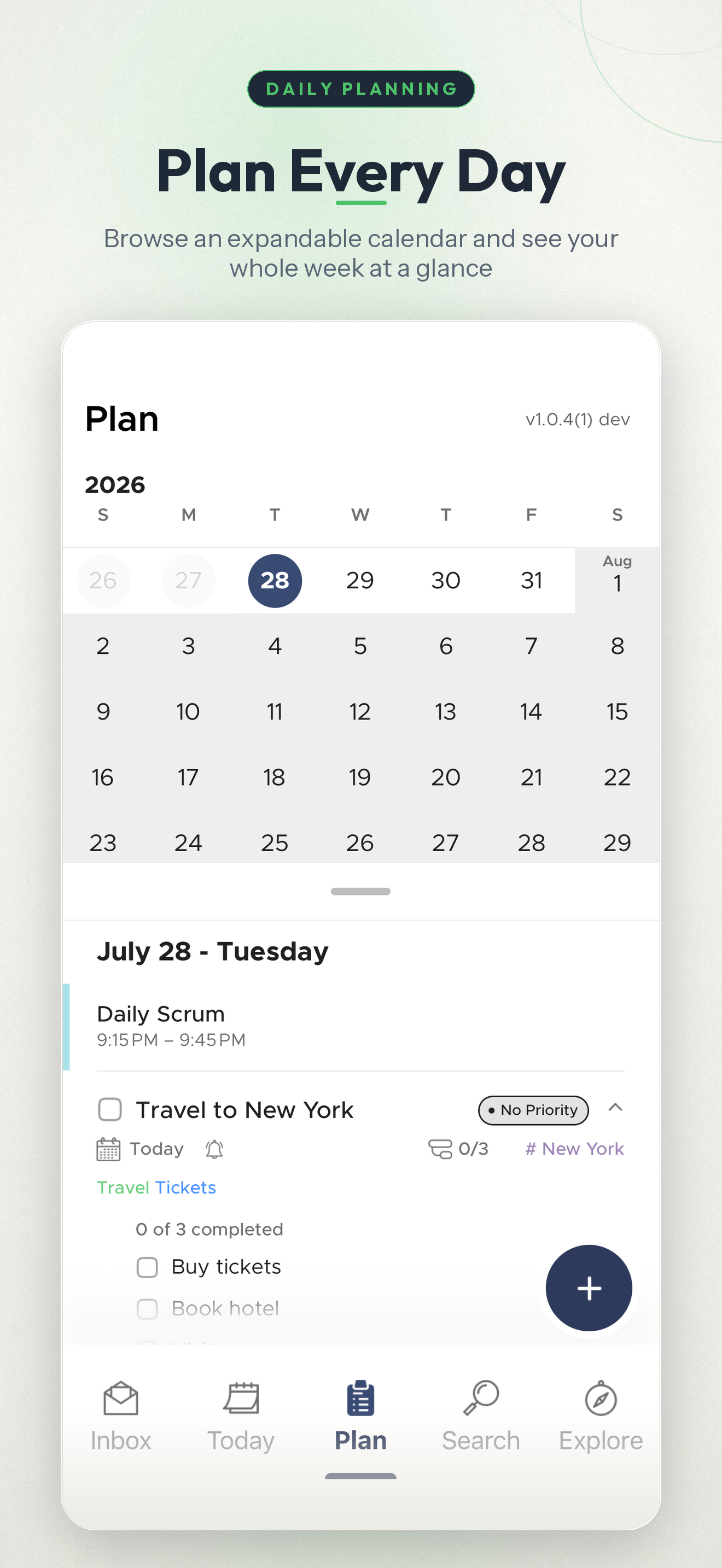 WonderPlan screenshot 3