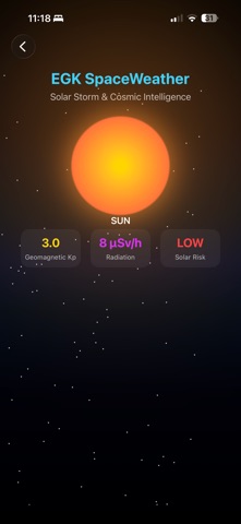 EGK SpaceWeather screenshot