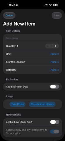 App screenshot