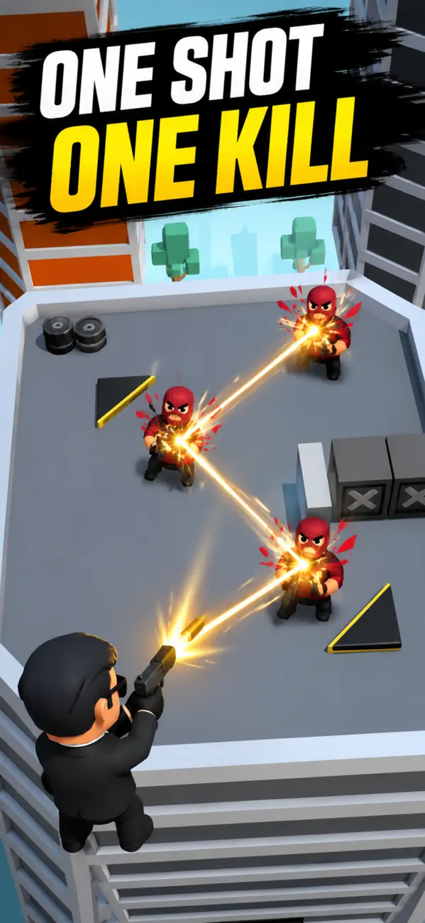Screenshot #1 pour Mr Gunner One Shot