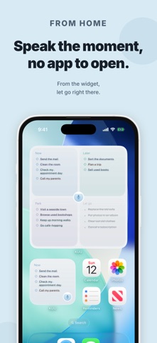 KUU: Brain Dump for Busy Minds iPhone screenshot