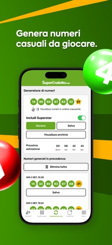 SuperEnalotto Estrazioni iPhone screenshot 5