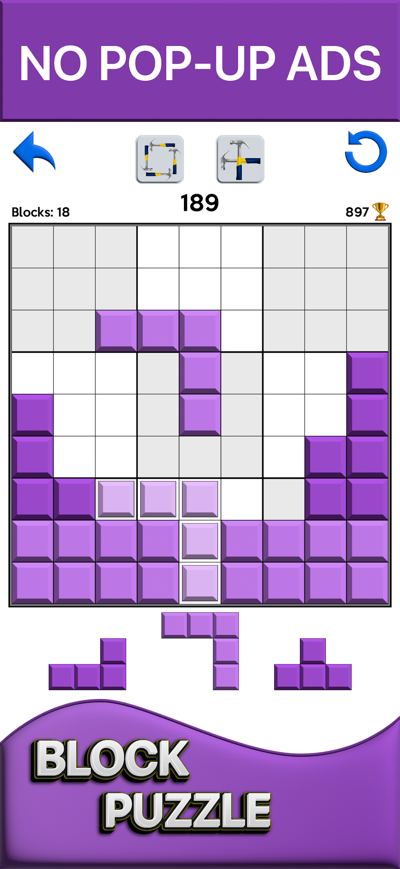 Sudoku Blocks, Tetra