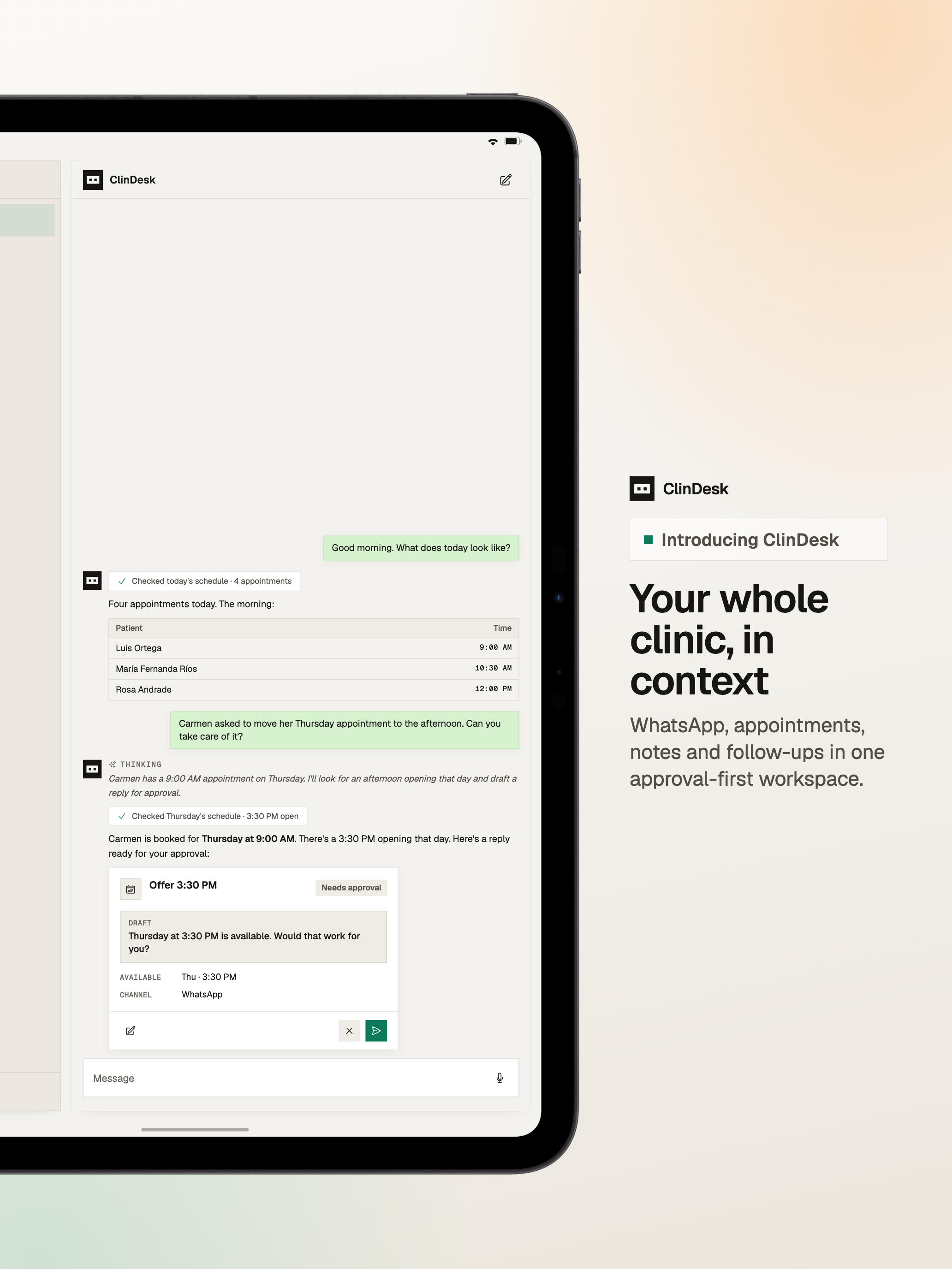 ClinDesk: AI Clinic Assistant screenshot 9