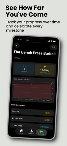 Ngym - Workout Tracker Gym Log Screenshot 5 of 5