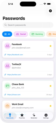 SecureVault — Password Manager Screenshot 1 of 10