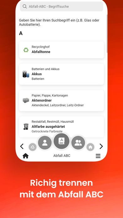 Regensburg Abfall App Screenshot