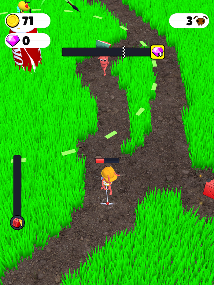 Ant Rush Mow Lawn TD