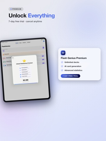 FlashGenius - Smart Flashcards iPad screenshot