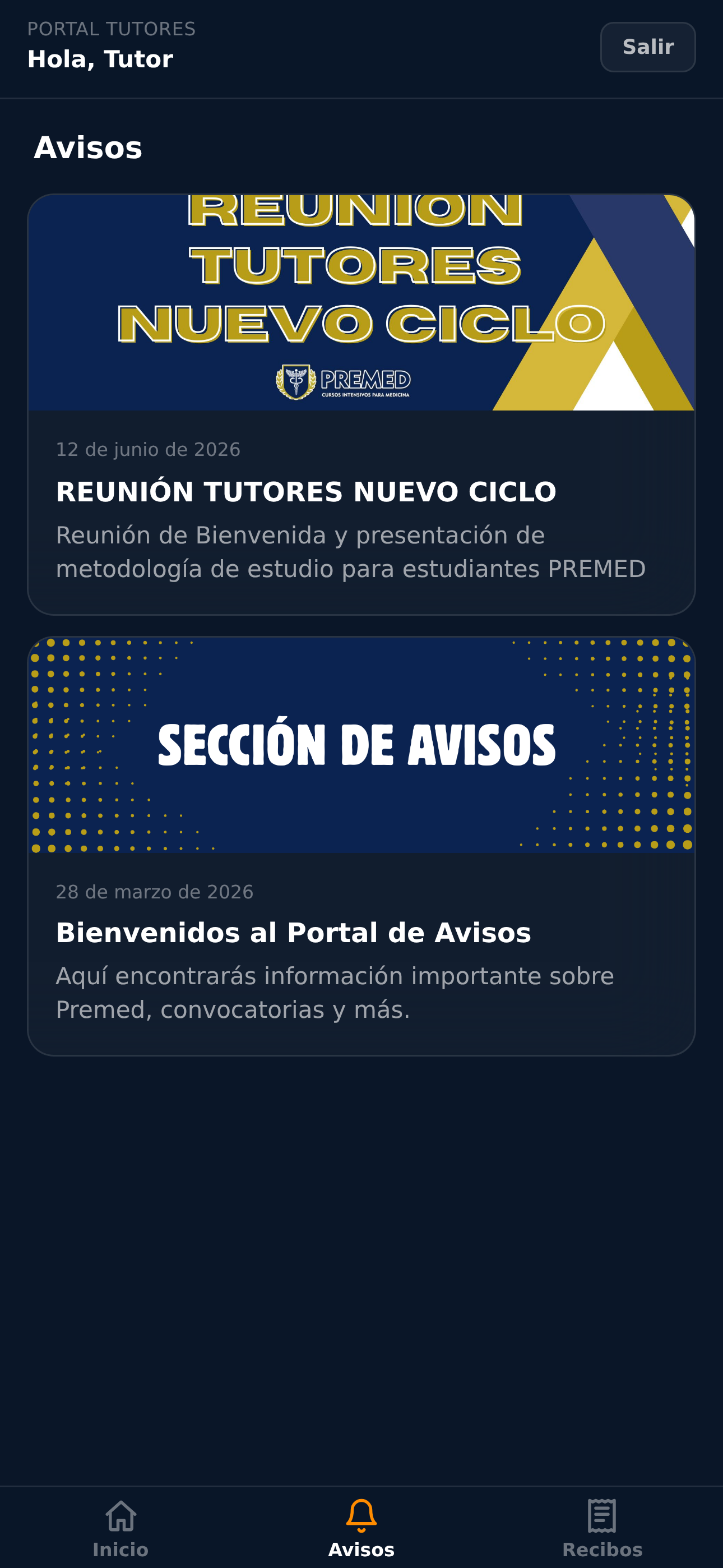 Premed Tutores screenshot 2