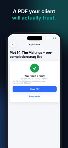 SnagAudit: Snag List & Report screenshot 2