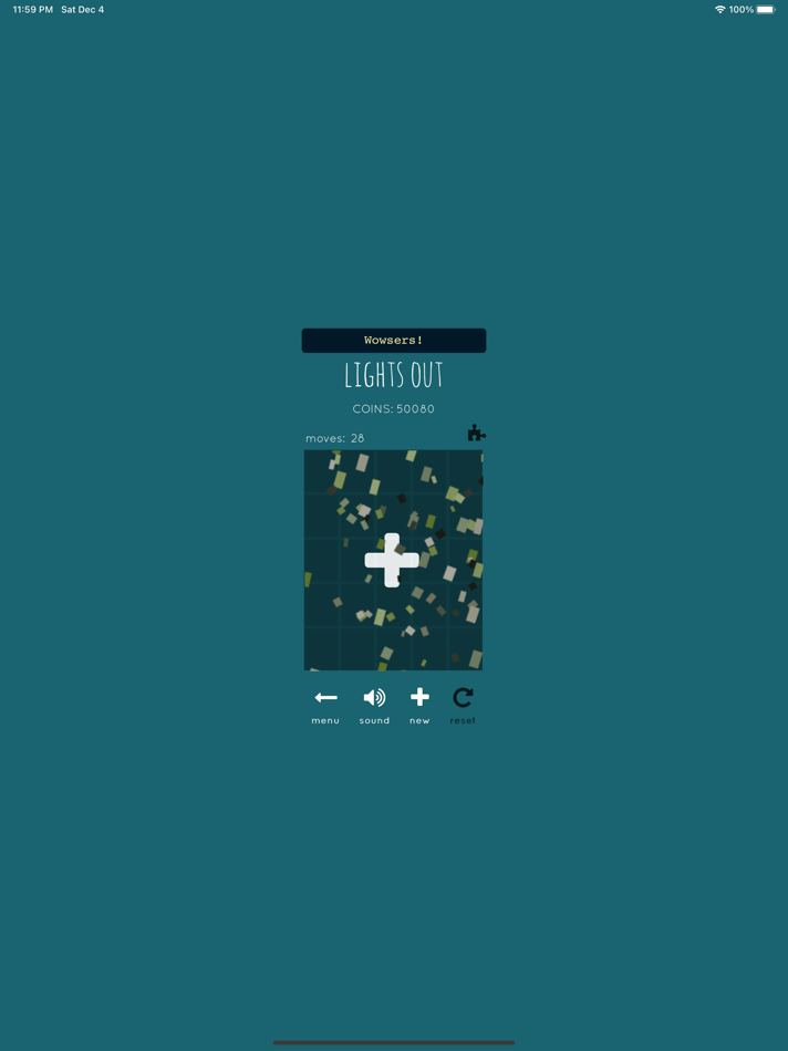 #9. Lights Out - confetti (iOS) 由: Kateryna Semenova