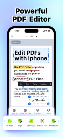 UniPDF: PDF Converter, Scanner Screenshot 3 of 10
