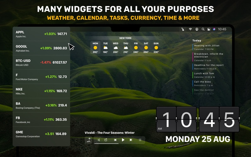 Screenshot #2 pour Widgetter: Widgets & Dashboard