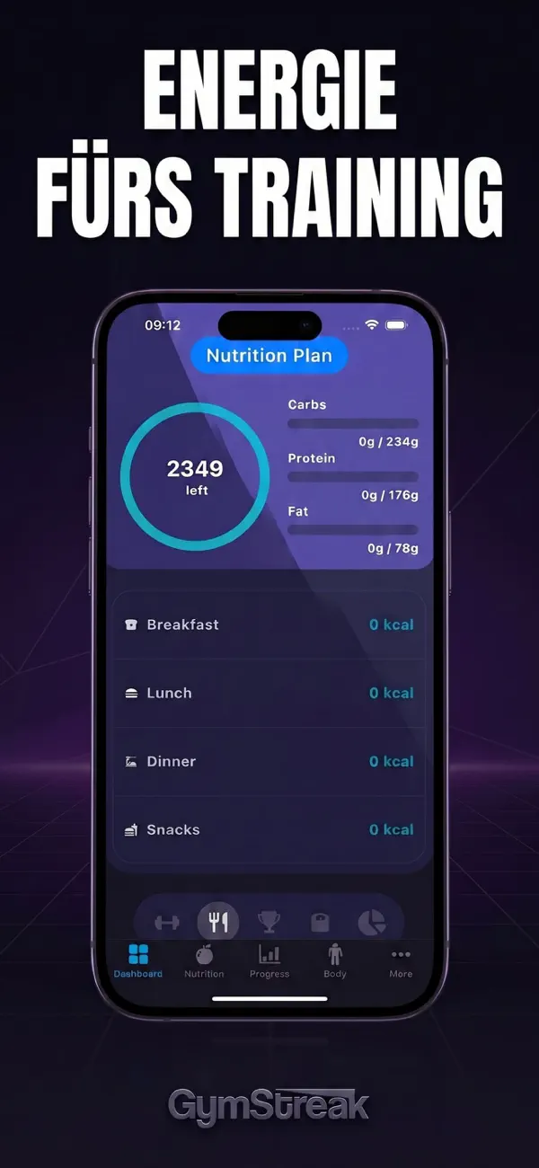 GymStreak: KI Fitness Trainer iPhone App Screenshot 7 – Gesundheit & Fitness