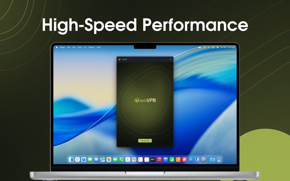 #1. avoVPN Desktop (macOS) Podle: Avocado VPN Technologies