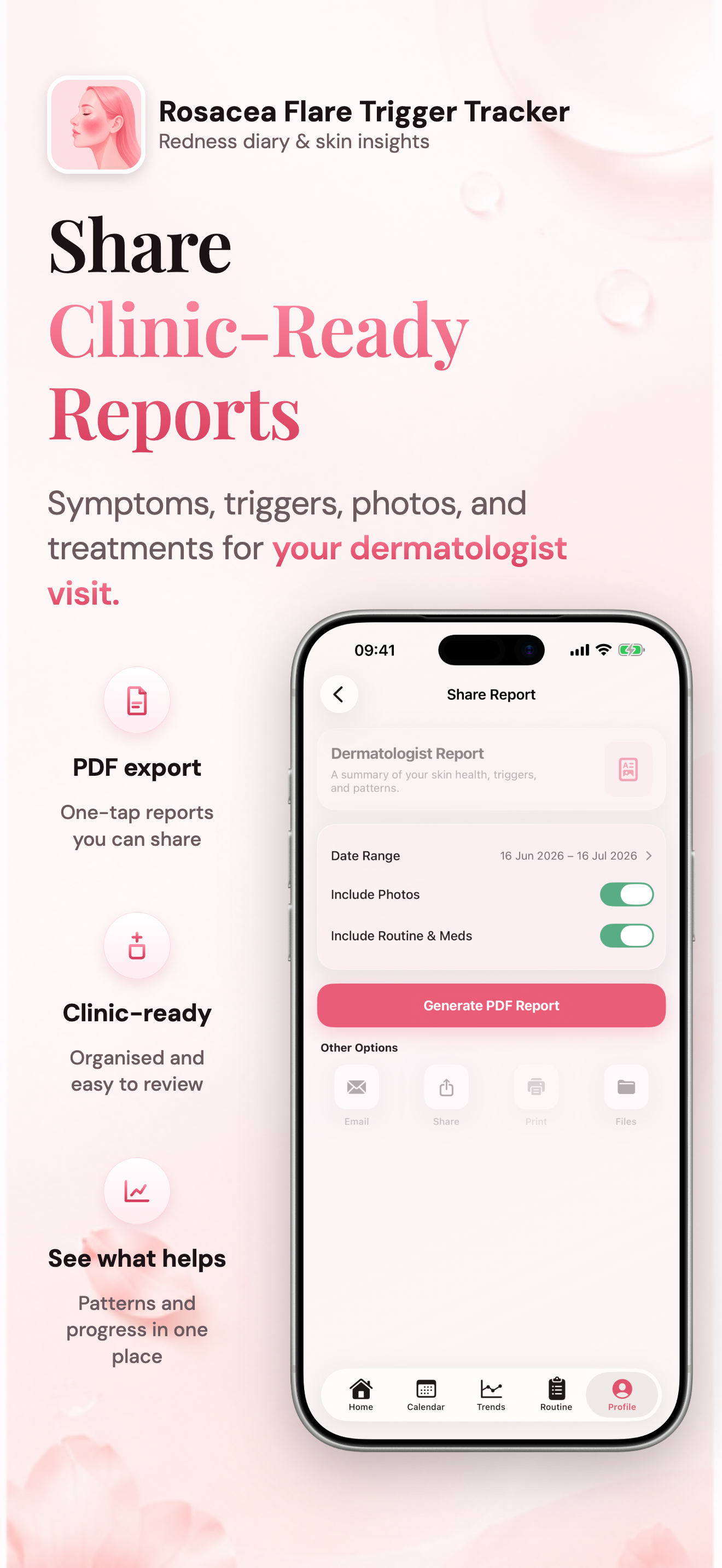 Rosacea Flare Trigger Tracker screenshot 8