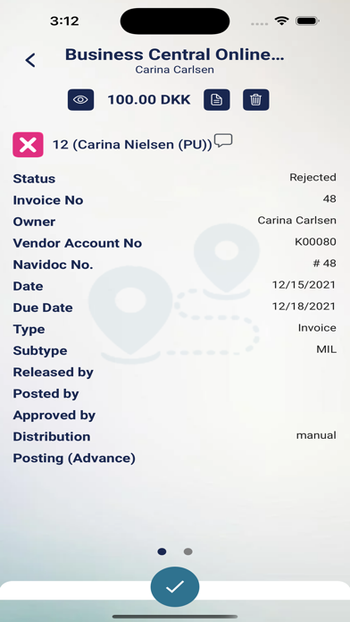 Navidoc Mileage Screenshot