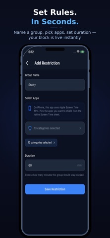 Focus Lock: Limit Screen Time Screenshot 2 of 6
