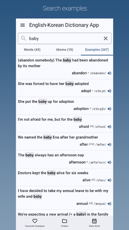 English-Korean Dictionary Pro screenshot-3