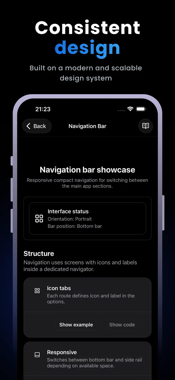 #5. React Native UI Kit – Nova (iOS) By: Alexander Friedrich