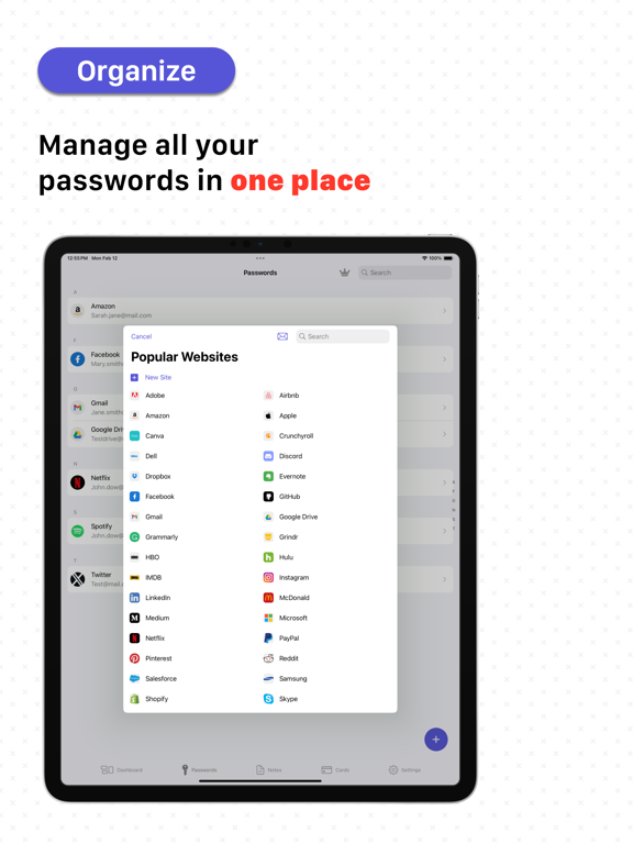 Risk Free Password Manager