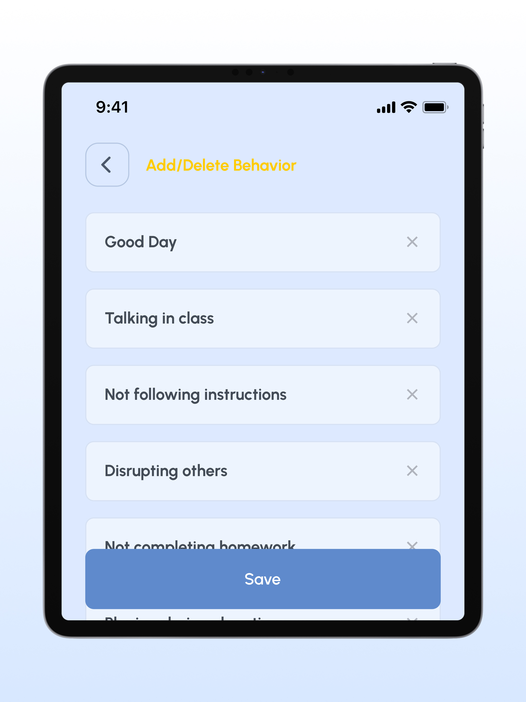 TodayBehavior screenshot 9