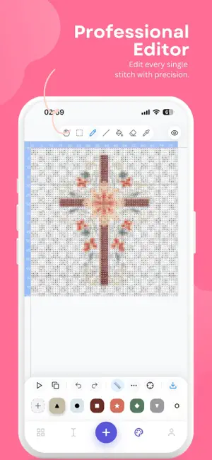 Cross Stitch Pattern Maker Pro screenshot 4