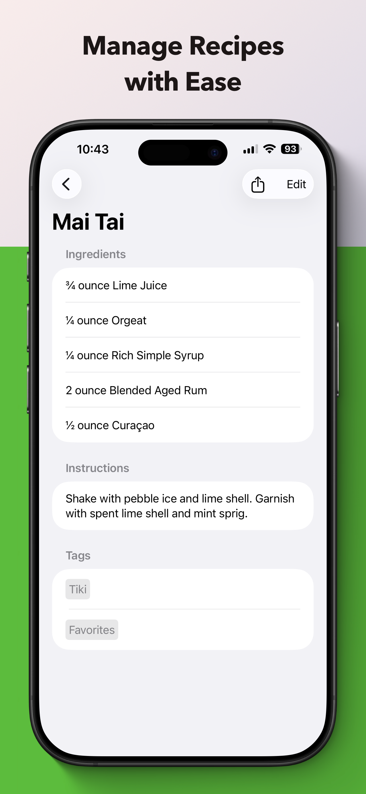 Chaser - Cocktail Recipes screenshot 2